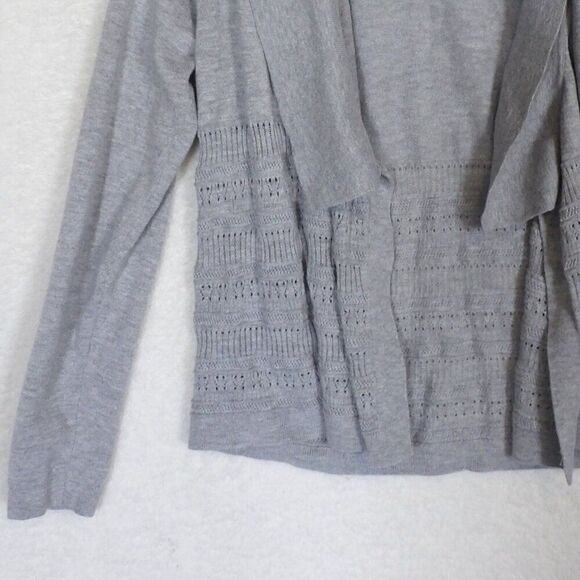 Banana Republic Cardigan Womens Small Gray Long Sleeve Open Sweater‎ - Picture 4 of 10